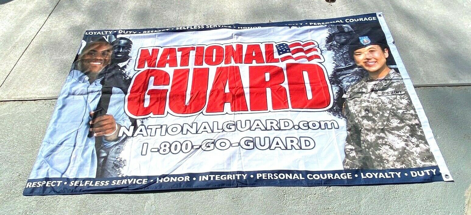 Large Us National Guard Recruiting Banner