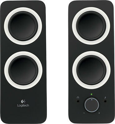 Logitech - Z200 2.0 Multimedia Speakers (2-piece) - Black