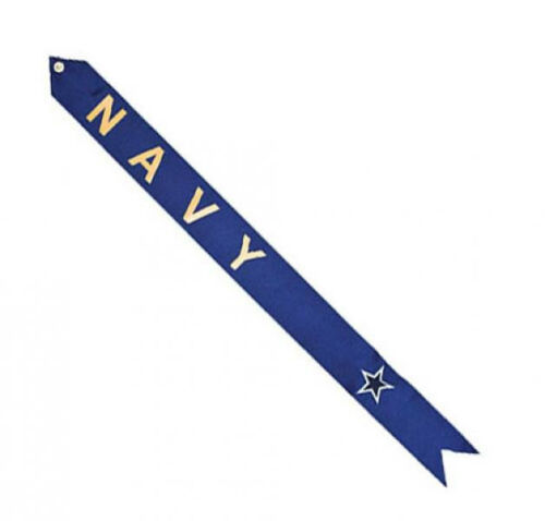 Military Service Flagpole Streamer Kit Blue Star Navy