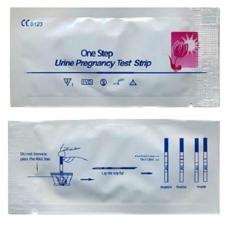 50pcs Pregnancy Test Strips Ultra Early 10miu Hcg Urine Home Test One Step Hot