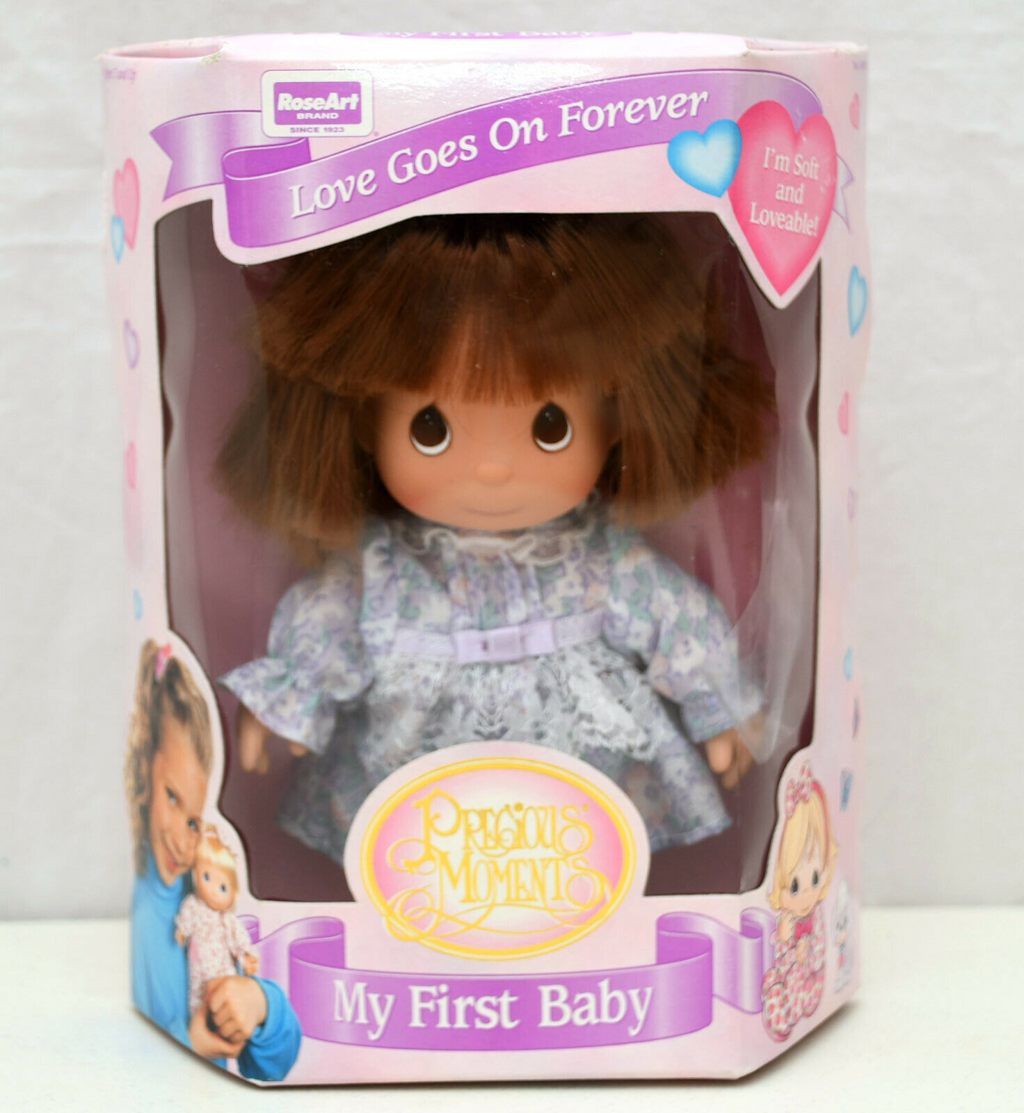 Precious Moments " Love Goes On Forever " My First Baby- 6" Doll 1995 Nipkg