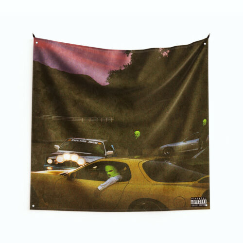 Jackboys & Travis Scott Art Music Album Poster Hanging Tapestry Flag 3ft/4ft