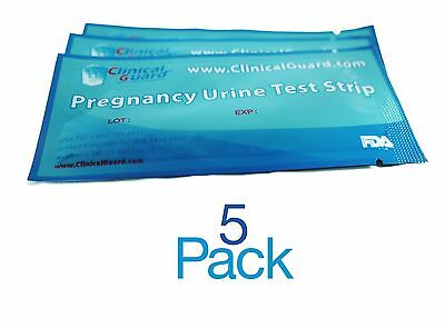 Pack Of 5 Hcg Early Pregnancy Test Strips From Us