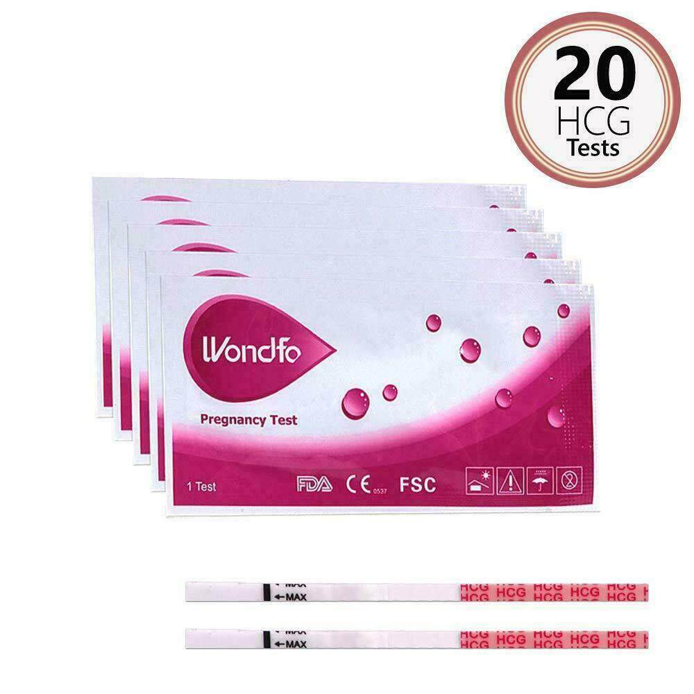 Wondfo Pregnancy Test Strips (hcg), 20-count