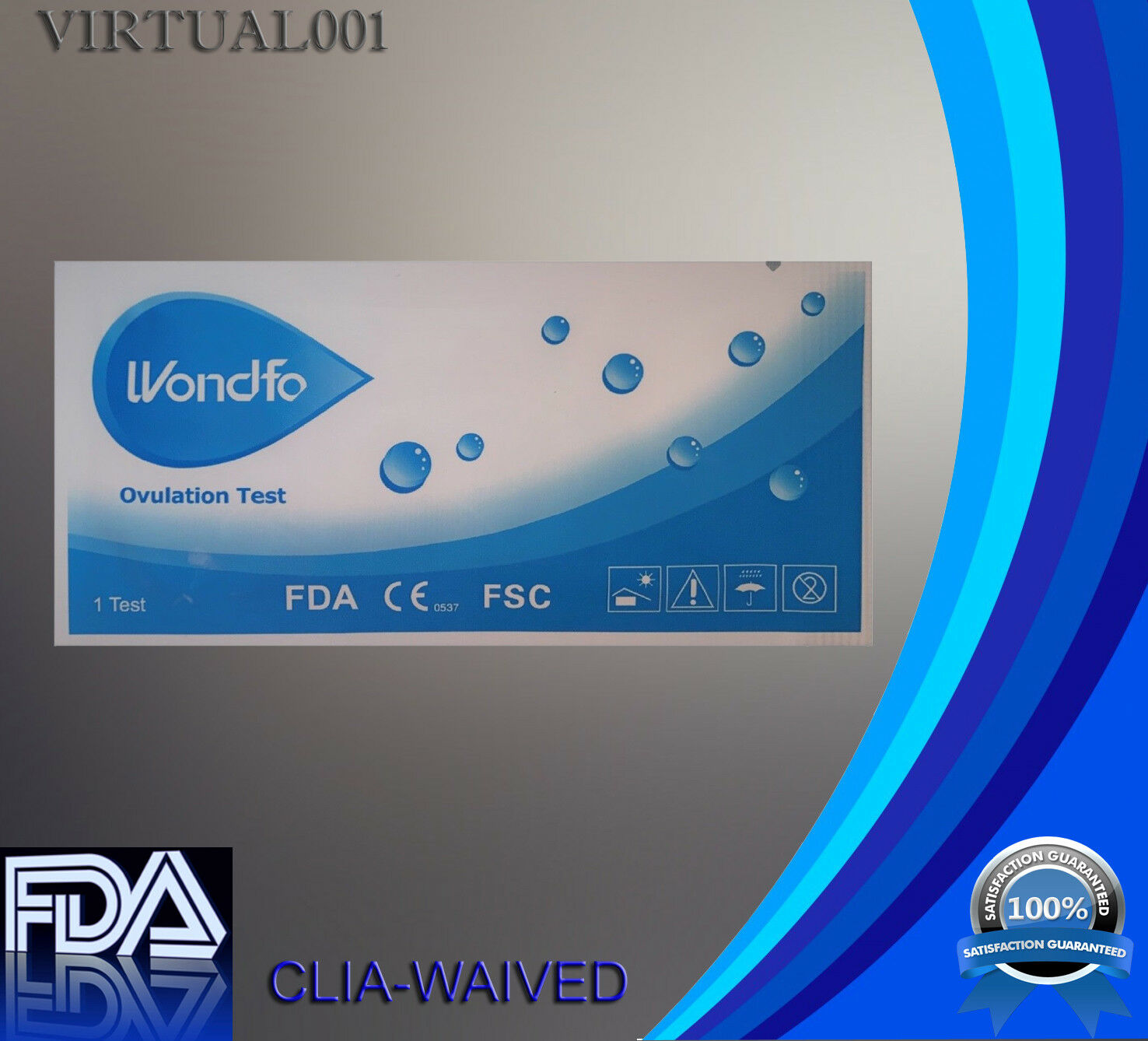 Wondfo (10/25/50) Ovulation Lh Test Strips