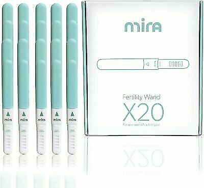 Mira Fertility Tracker Analyzer 20 Ovulation Lh Test Strip Wands 99% Accuracy