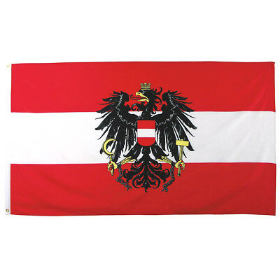 Mfh Flag Decoration Country National 5x3ft With Eyelets High Quality Austria