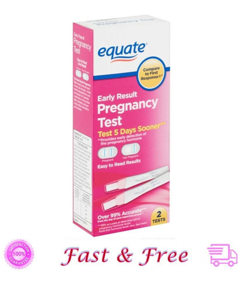 Equate Early Result Pregnancy Test 2 Ct New !!!!!!!!!!!!!!!!!