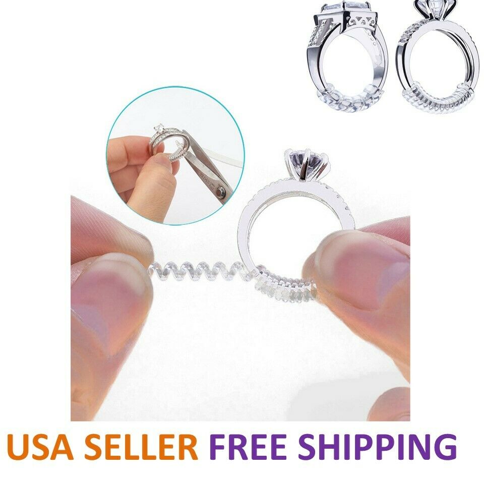Ring Size Adjuster Invisible Clear Jewelry Fit Reducer Guard  Us Small And Large