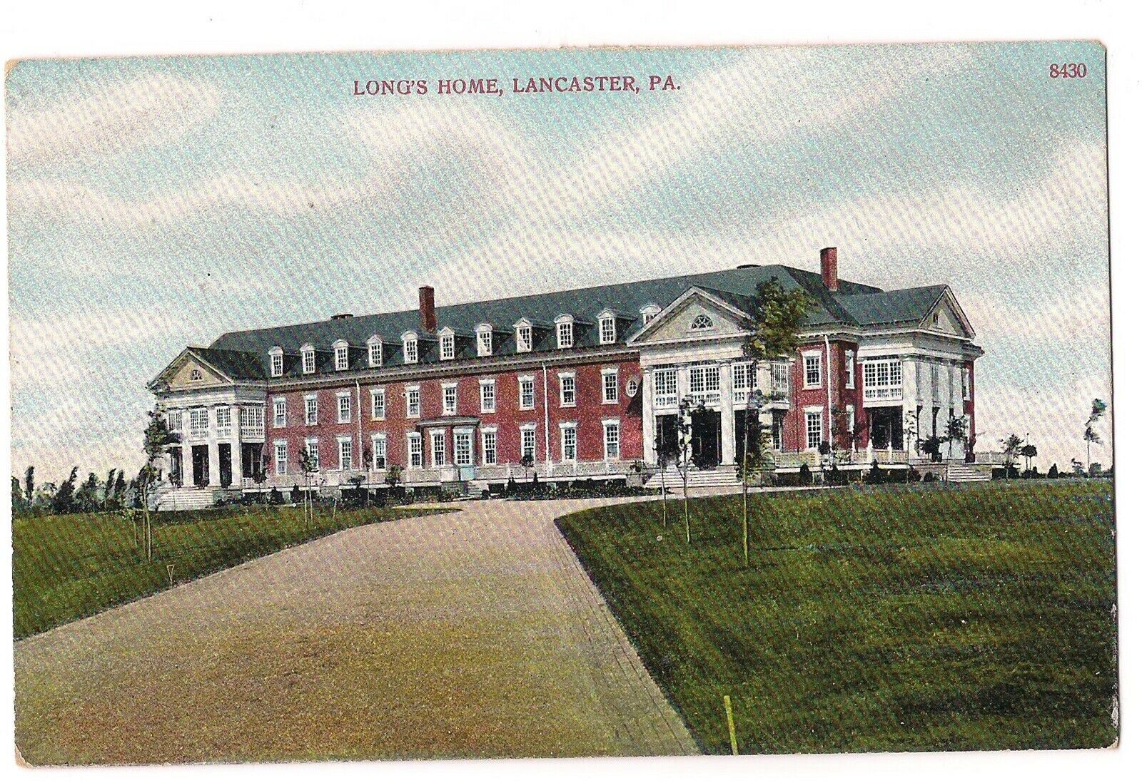 Long's Home For Seniors N West End Ave Lancaster Pa Postcard Db Now Converted