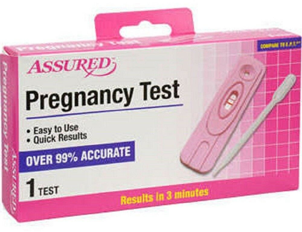 5x Assured Quick Easy Home Pregnancy Test Kit 3 Minute Result Gift Dorm Office