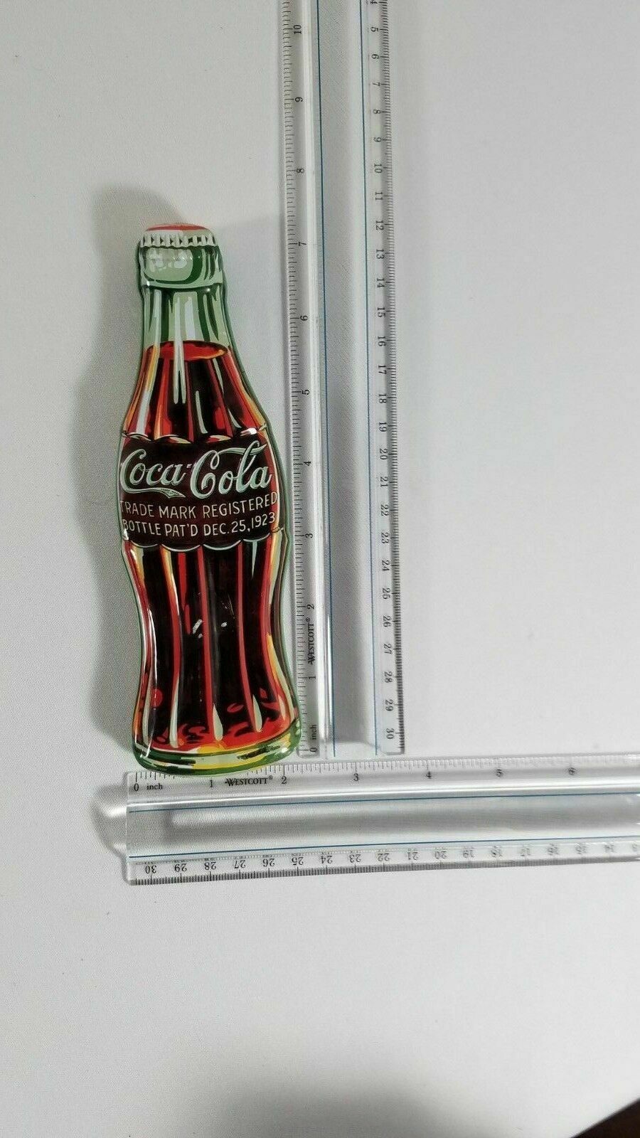 Coca Cola Tin Box Classic Coke Bottle Style 1996 Advertising Soda Pop