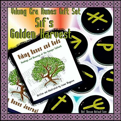 Lithasblot Sale! Sif's Golden Harvest Viking Runes & Gods Gift Set With Journal!