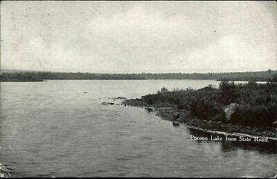 Pocono Lake From State Road Mount Pocono Pennsylvania~ Mailed 1911