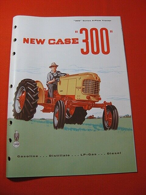 Case 300 Tractor Brochure 1950 Color Nos
