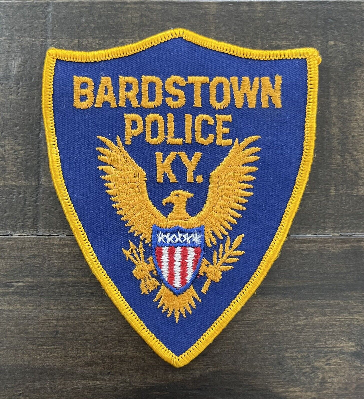 Vintage Bardstown, Kentucky Police Patch, Ky Patch