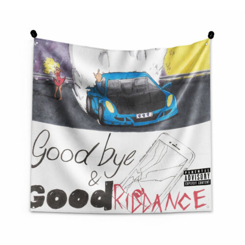 Juice Wrld "goodbye & Good Riddance" Art Music Album Wall Hanging Flag 3ft/4ft