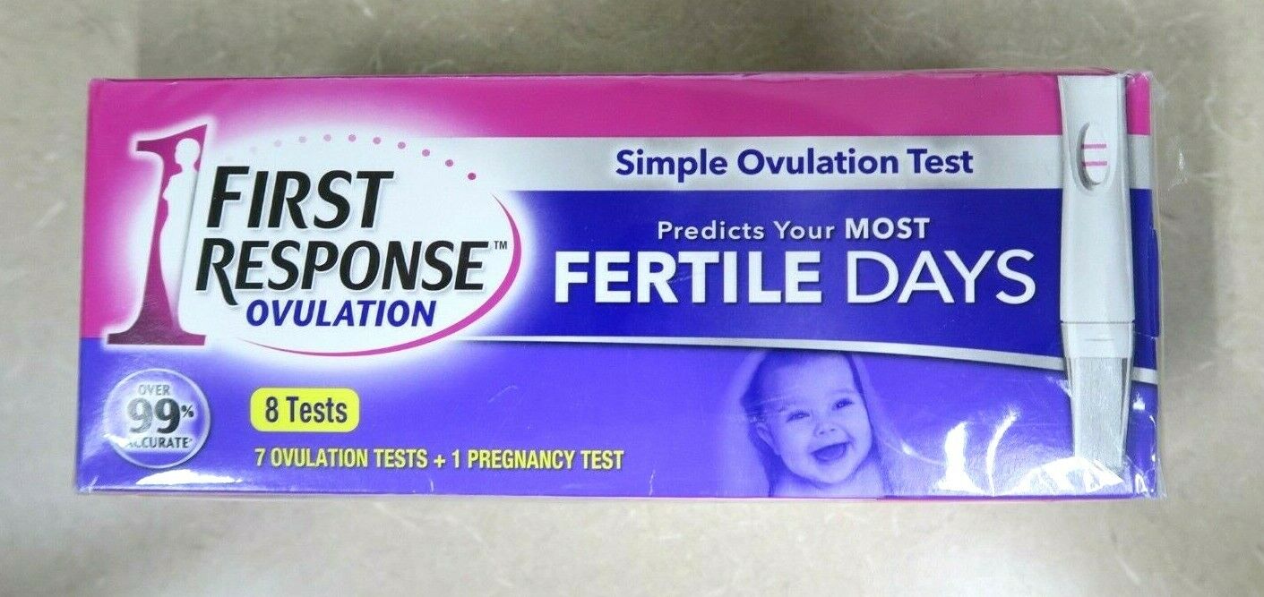 First Response 7 Simple Ovulation Tests & 1 Pregnancy Test Expired 10/2020 New