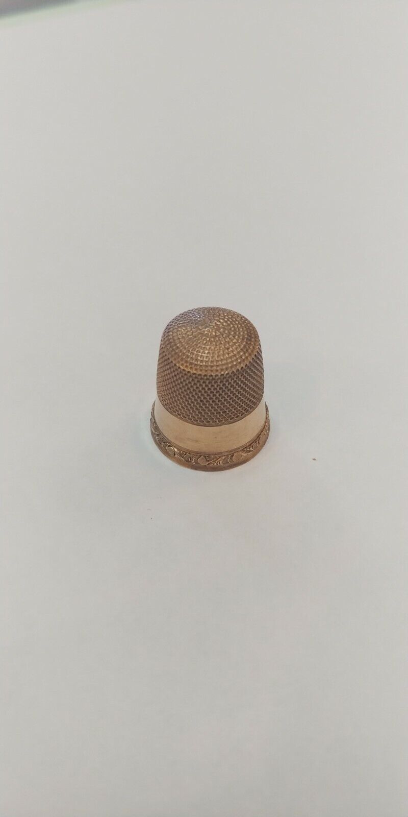 10k Solid Yellow Gold Thimble