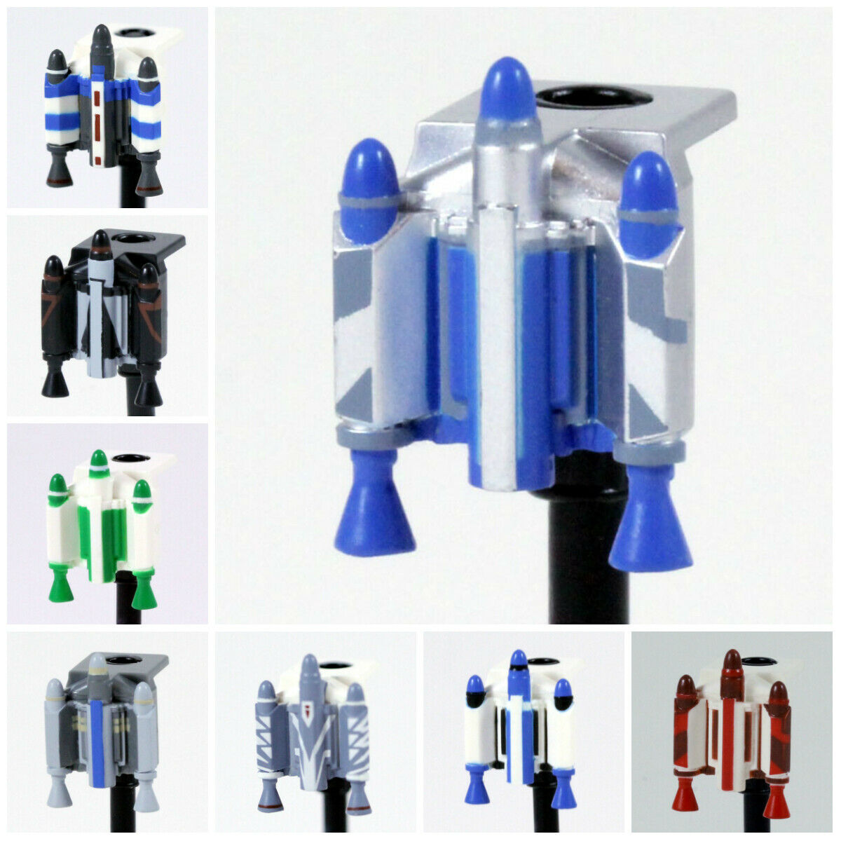 Custom Clone Trooper Jetpack For Minifigures -star Wars -pick Your Color! Cac