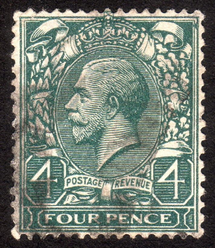 1924, Great Britain, 4p, Used, Sc 193, Sg 424
