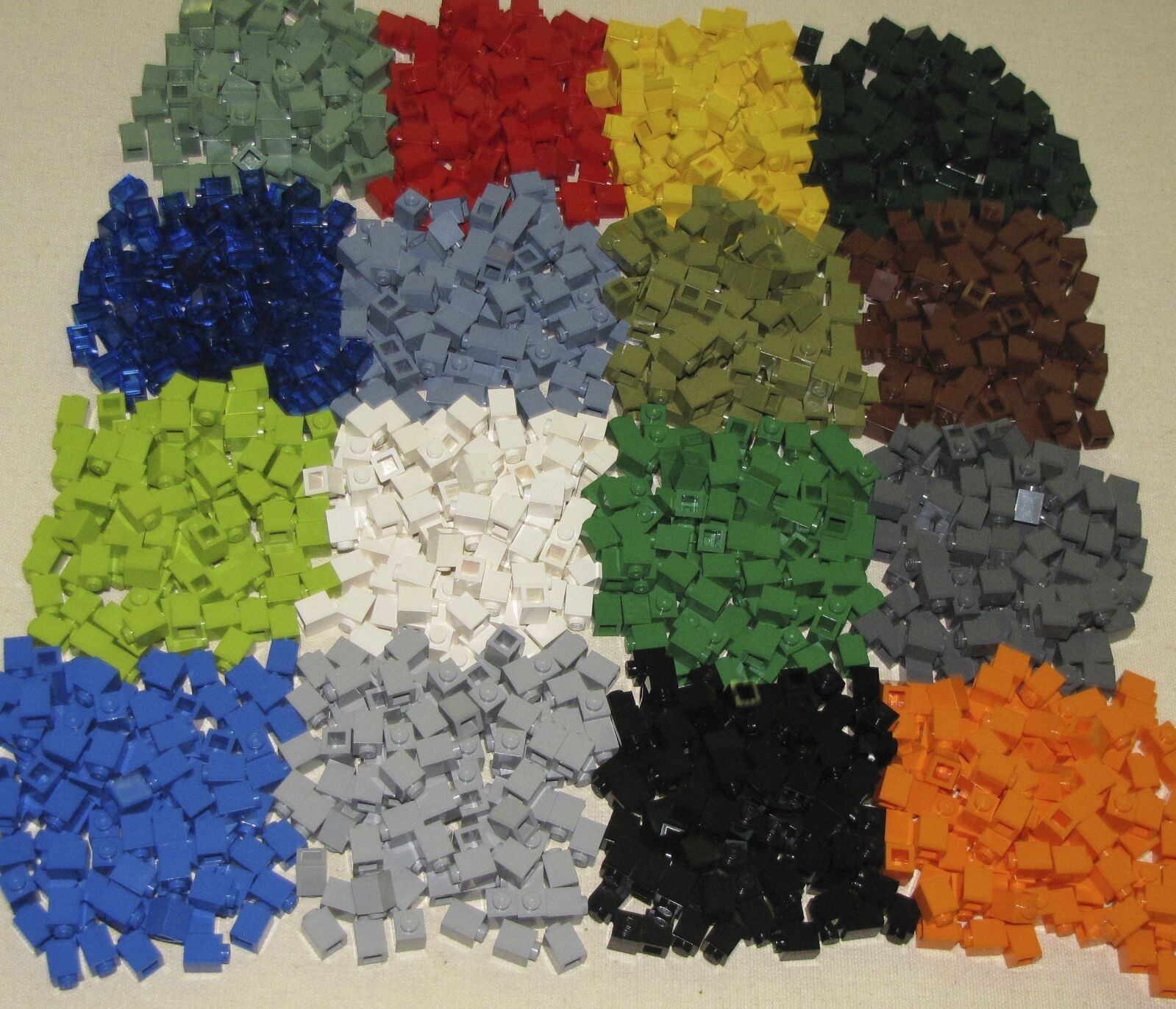 Lego Colored 1 X 1 Bricks Building Blocks You Pick 100 Per Lot