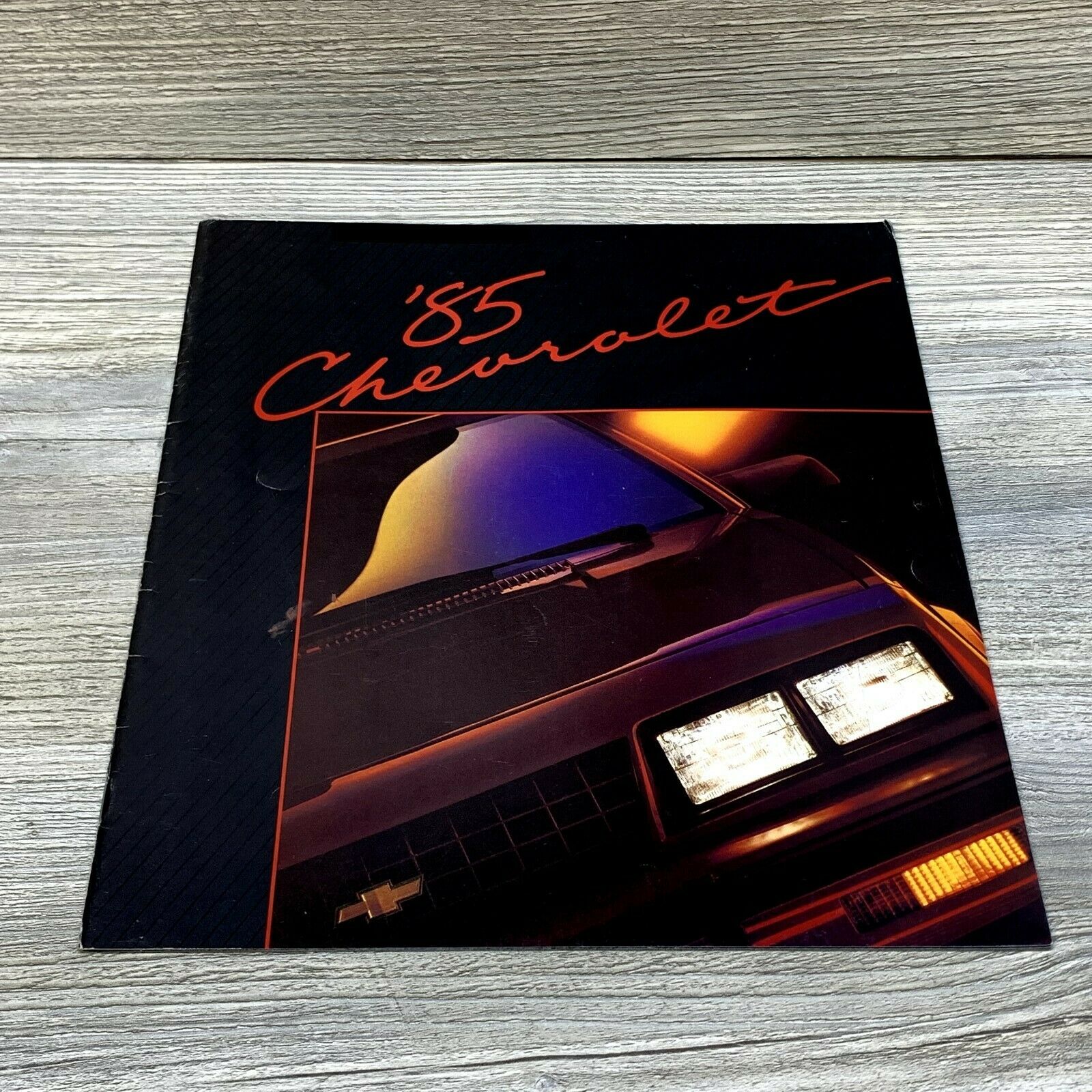 1985 Chevrolet Sales Brochure Flyer Corvette Camaro