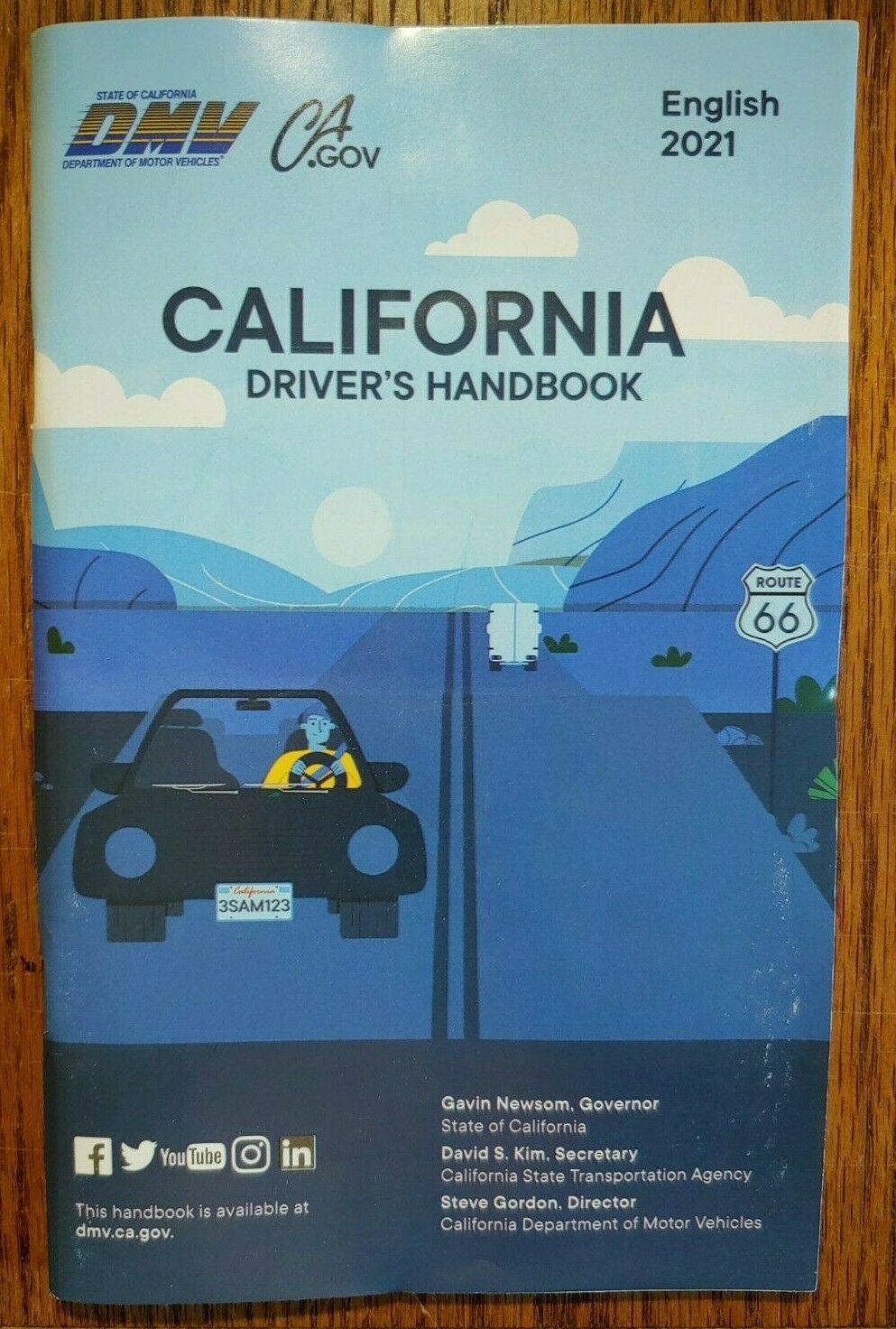 2021 California Dmv Drivers Driver Handbook Manual English Version Test