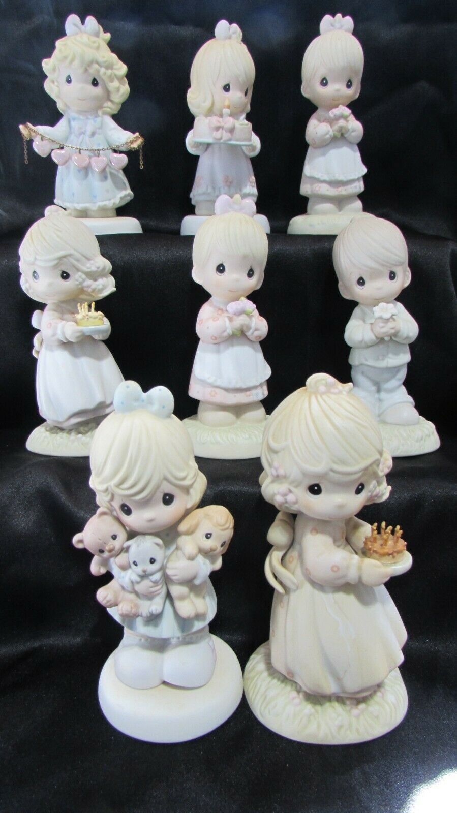 Vtg Collection Of 8  Precious Moments Figurines