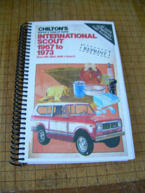 International Scout 1967 1973 Repair Manual Truck Guide Maintenance Chilton's Ii